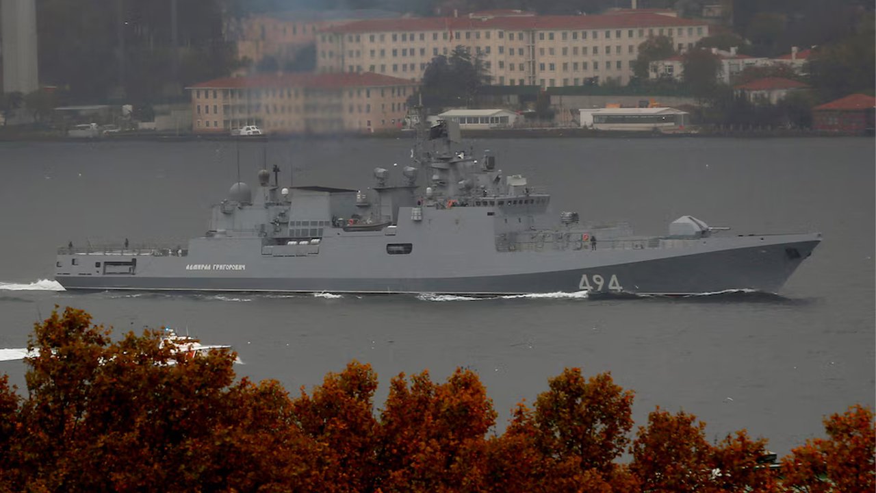 La fragata rusa Admiral Grigorovich